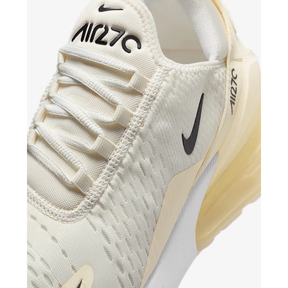 Nike Air Max 270 Sail Black Coconut Milk New DS AH6789-124 Womens Size 10 - Picture 7 of 11